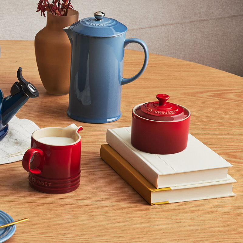 LE CREUSET クリーム色 食器セット Classic Stoneware Cream and Sugar